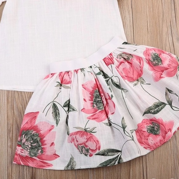 GIRLS FLORAL MATCHING SET - Picture 6 of 15